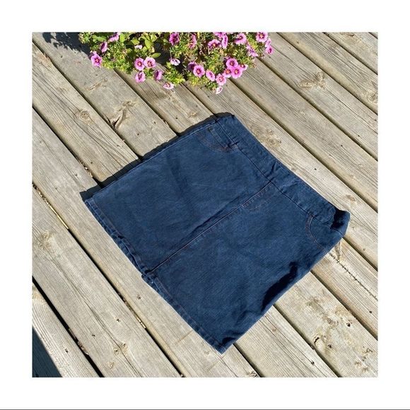 Denim Mini Skirt Size 16 Stretch - Picture 1 of 6